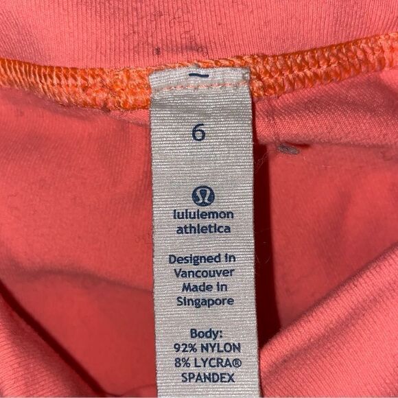 Lululemon Heat It Up Crop Leggings Size 6 - Picture 4 of 4
